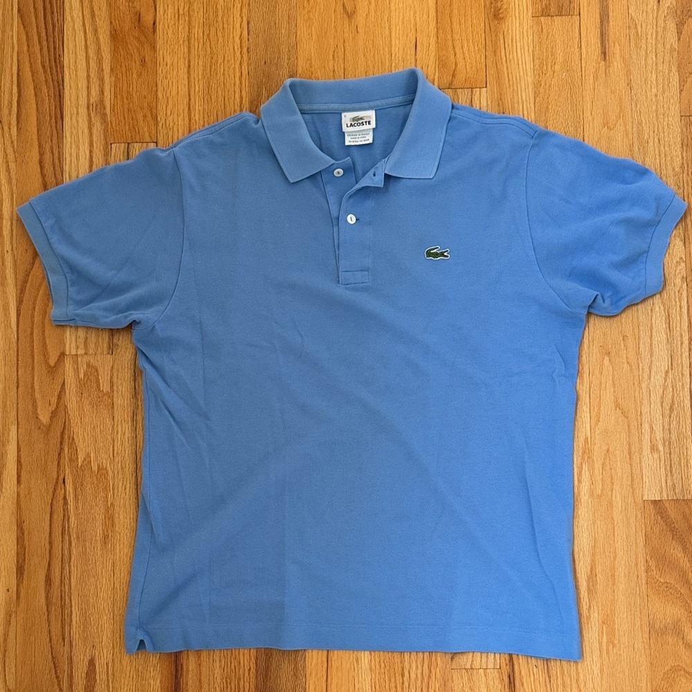 Lacoste Men's Sky Blue Polo Shirt